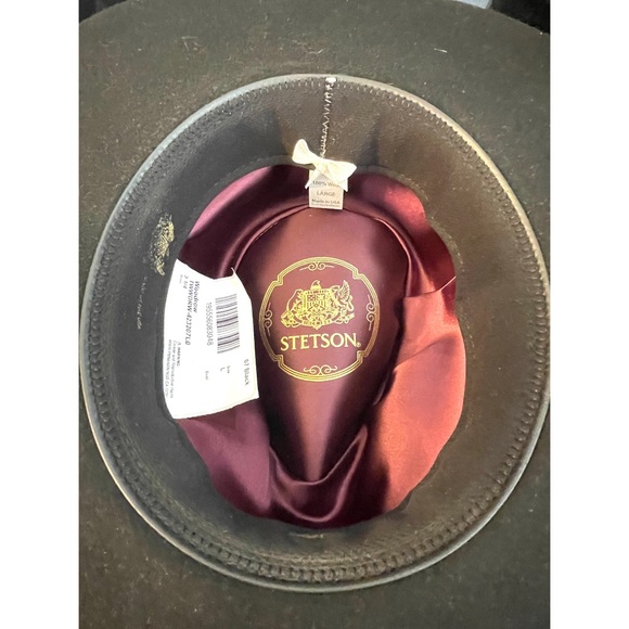 Stetson Woodrow Made in Texas is crafted high-quality 100% wool felt Size Large - Picture 8 of 10